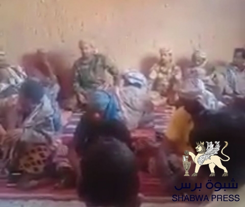 وصول قادة شبوه العسكريين بقيادة "الجفري" الى منطقة هدى في حبان بشبوة 