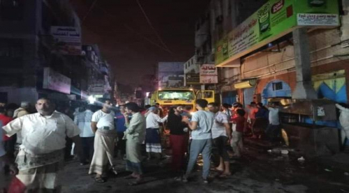 وفاة أسرة بعدن إثر حريق خلفه تماس كهربائي