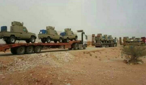 قوات سعودية تصل #شبوة تمهيدا لصدور قرارات رئاسية قادمة 