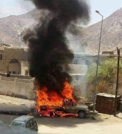 معارك عنيفة والعمالقة تدخل الأطراف اشمالية لبيحان القصاب وتقترب من مقر القوات الخاصة