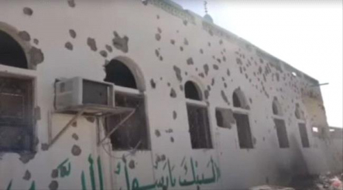 استشهاد (4) واصابة (5) صاروخ حوثي يستهدف مسجدا بعسيلان في شبوة