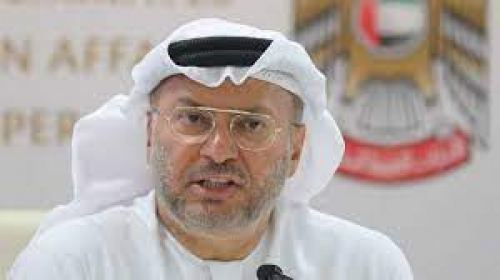 قرقاش: جهود الإمارات تجاه تعزيز التوافق والإستقرار العربي لن تتوقف