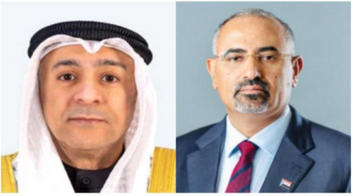 الرئيس الزُبيدي يهنئ البديوي بمناسبة تعيينه أمينا عاما لمجلس التعاون