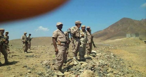 قائد لواء "بارشيد" بحضرموت يطلع على مستوى جاهزية قواته في حدود شبوة