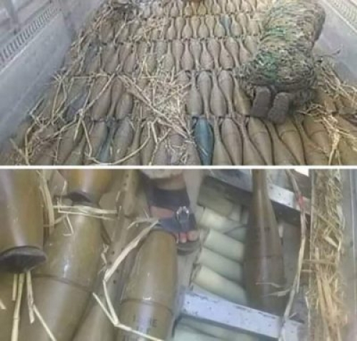 قوات الانتقالي تضبط متفجرات واسلحة وذخائر قادمة من تعز في طريقها الى العاصمة عدن 