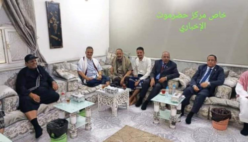 محافظ عدن لملس يلتقي بقائد الهبة الحضرمية الثانية والوفد المرافق له