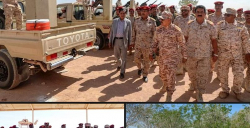 اللواء البحسني يوجه بإعداد مناورة عسكرية وأمنية