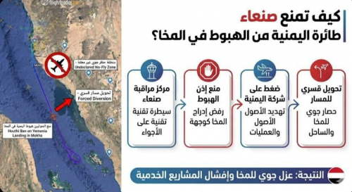  الرقم الصعب في اليمن: طائرة مدنية تهزم وتكشف هشاشة سلطة العليمي الشرعية