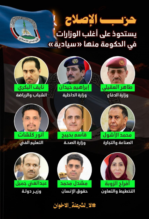 إخوان اليمن: بين شراكة الورق وتمكين الواقع.. تحذير من إعادة إنتاج النفوذ على حساب الجنوب