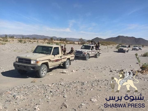 إنطلاق ‘‘عملية الجبال البيضاء‘‘ العسكرية لمطاردة عناصر الإرهاب في مديريات غرب محافظة شبوة 