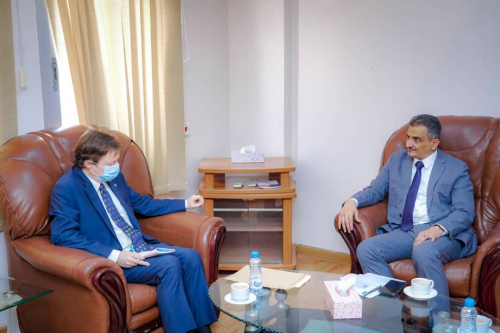 لملس يلتقي ممثل &laquo;المفوضية السامية لحقوق الإنسان&raquo; ويناقش معه جملة من قضايا الحقوق الإنسانية والمدنية 