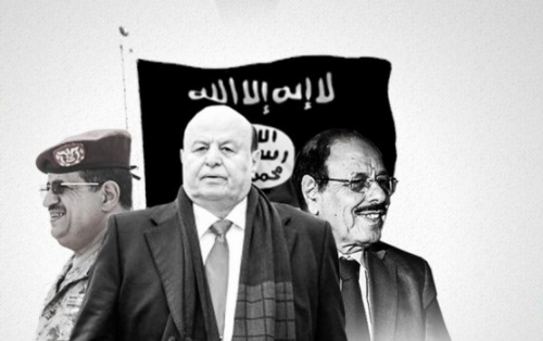 الأحمر والمقدشي ومعين يقومون بانقلاب على الرئيس هادي في الرياض