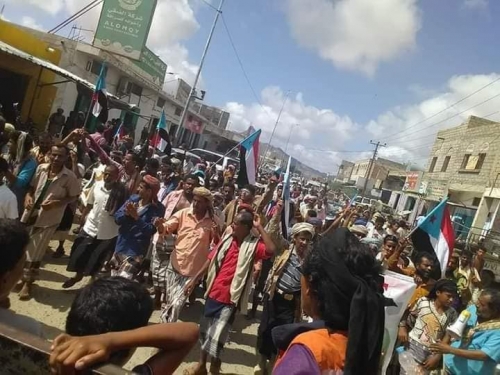 بيان تأييد للمجلس الانتقالي صادر عن قبيلة ال سليمان حمير في محافظة شبوة