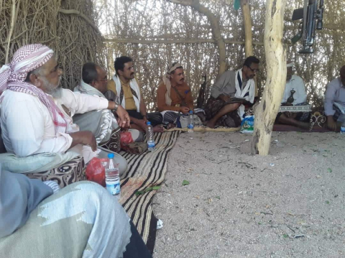 "الجبواني" رئيس أنتقالي #شبوة يلتقي عددا من مناضلي الحراك الجنوبي