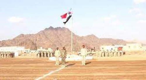 قوات لواء بارشيد بحضرموت تنظم عرض عسكري مهيب