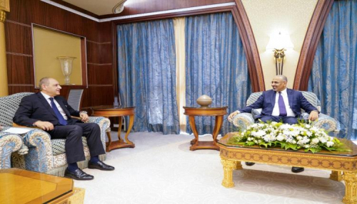 سفير مصر يطلع الرئيس الزُبيدي على الإجراءات الجديدة لتنظيم السفر