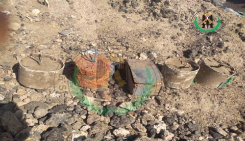 العثور على عبوات ناسفة بمحافظة أبين