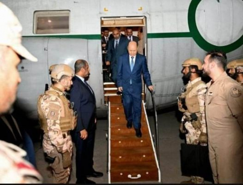 "العليمي الطائر" يعود إلى الرياض بعد زيارة ناجحة لعدن