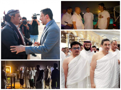 بن مبارك من حبس معاشيق إلى عند من ينفخون في قربه مثقوبة