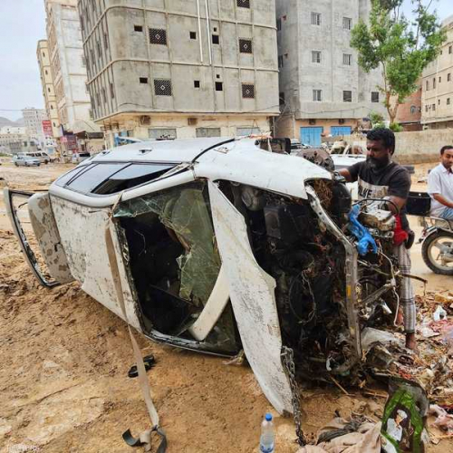 ارتفاع الوفيات الناجمة عن السيول في حضرموت والمهرة