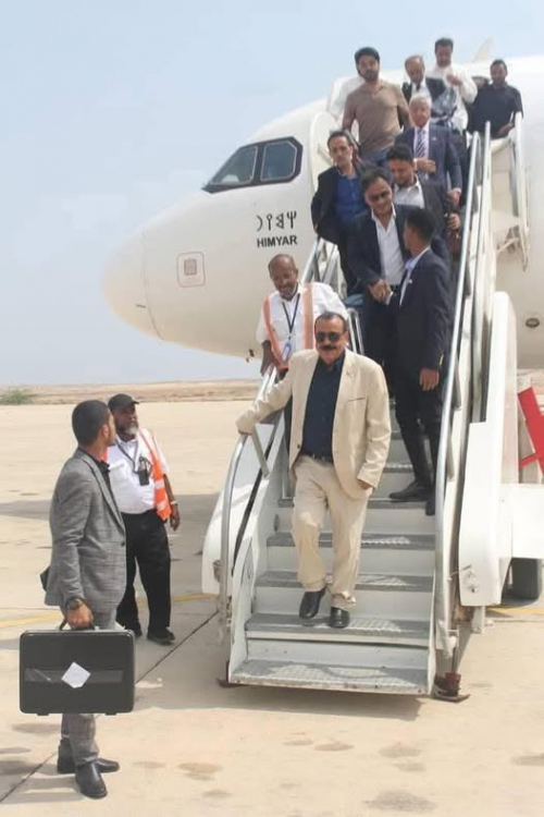 عاجل: وصول اللواء أحمد بن بريك إلى المكلا