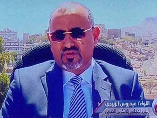 الزبيدي أبلغنا التحالف العربي باتفاقات سرية بين الحوثيين والشرعية  