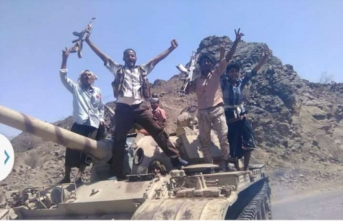 المقاومة الجنوبية تتقدم في #الضالع ووصول تعزيزات عسكرية فجراً 