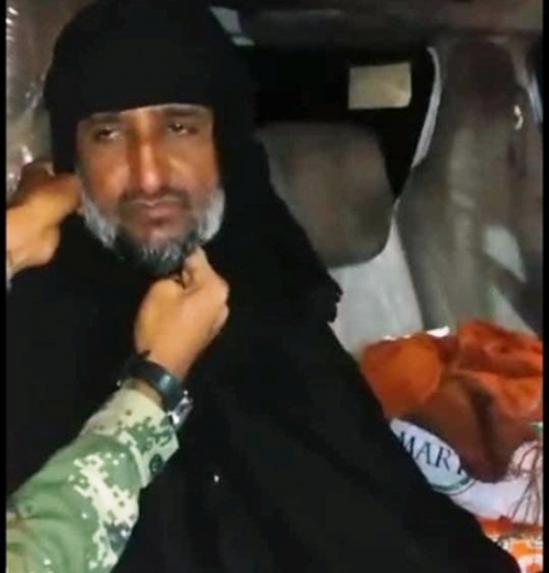 مصدر امني بعدن يكشف هوية قيادي اصلاحي قادما من مأرب قبض عليه مرتديا زي نسائي 