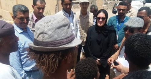 وفد المفوضية السامية للامم المتحدة يزور الضالع 