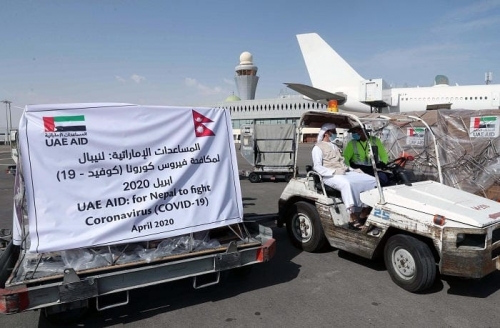 تحمل 7 أطنان.. الإمارات توجه طائرة مساعدات طبية إلى نيبال