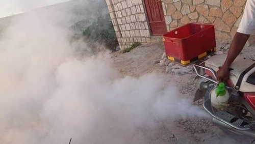 مبادره قريه باكبيره بشبوه لمكافحه البعوض للوقايه من حمي الضنك والمكرفس والحميات