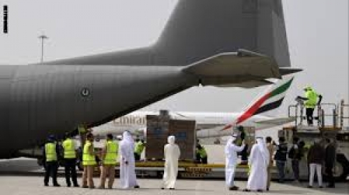 من إمدادات الامارات.. توزيع أدوات ومعدات السلامة المهنية على مستشفيات عدن