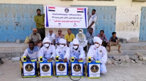 الانتقالي يطلق المرحلة الثانية للوقاية من كورونا بالمكلا