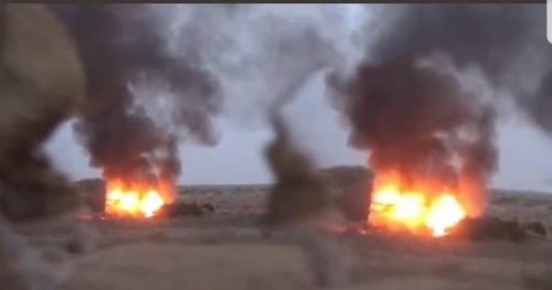 القوات الجنوبية تشن مساء الخميس ضربات مكثفة على مواقع مليشيات الإخوان في أبين