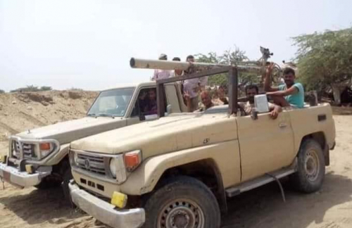 مليشيا الإخوان ترسل تعزيزات عسكرية لمواقعها في شقرة الساحلية