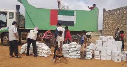 ترحيب شعبي بقافلة خليفة الإنسانية في دكسم