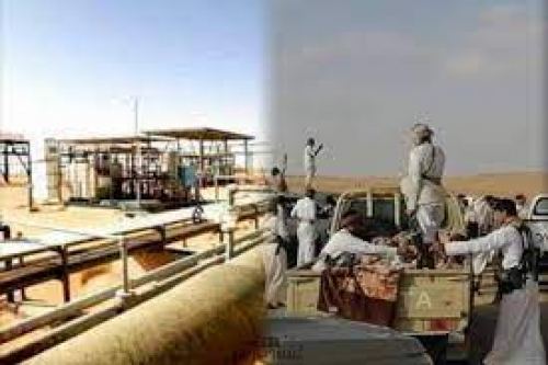 لأول مرة منذ حرب 1994 قوات جنوبية تحرس منابع النفط بوادي جنة عسيلان 