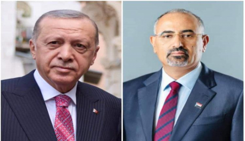 الرئيس الزبيدي يهنئ أردوغان بفوزه بالانتخابات