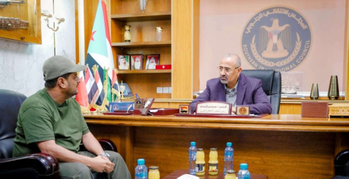 الرئيس الزُبيدي يطّلع على سير العمل الأمني بمحافظة أبين