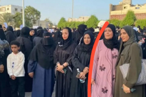 عمة "معين عبدالملك" أمرت بمنع رفع علم الجنوب في فعالية النساء(صور)
