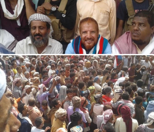استقبال مُهيب لعميد أسرى الجنوب أحمد المرقشي في محافظة أبين