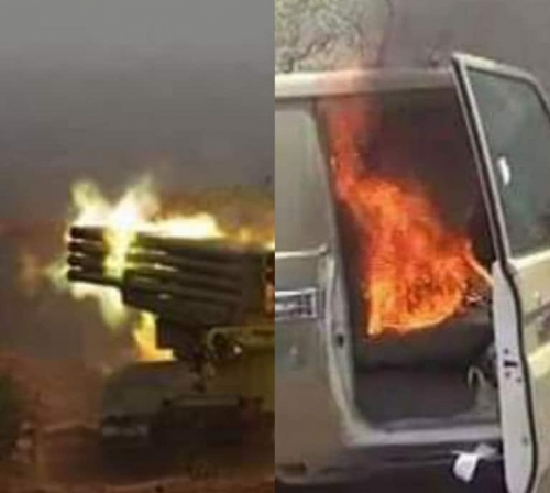 اللواء السادس مقاومة لواء الشهيد "الشوبجي" وبإسناد الحزام الأمني ينكل بميليشيا الحوثي شمال الضالع