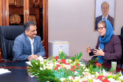 لملس يناقش مع وفد من اللجنة الدولية للصليب الأحمر  جملة من القضايا الانسانية