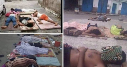 اللعين معين.. أبناء عدن ينامون في الشارع من شدة الحر