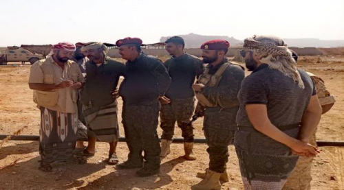 العميد المشرقي يتفقد الأبطال المرابطين في النقاط الأمنية شرق شبوة
