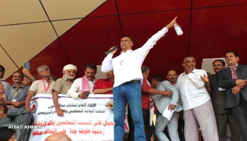 رئيس نقابات العمال يحذر من مخطط التهام الجنوب وثرواته