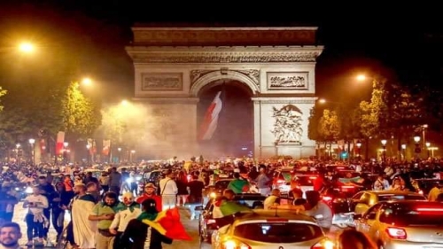 توقيف 282 شخصا في فرنسا في أحداث عقب تأهل الجزائر لنهائي أمم إفريقيا