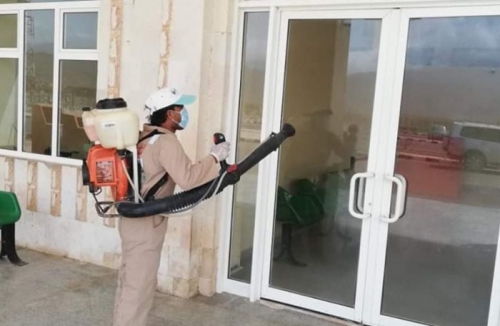 بمبادرة إماراتية خاصة .. تعقيم مطار سقطرى الدولي