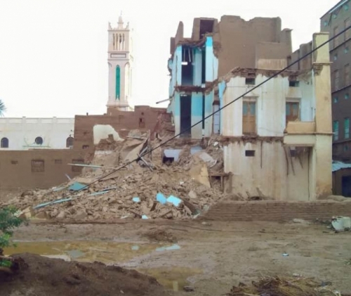 خسائر أضرار الأمطار في شبام بلغت 268 منزلا  