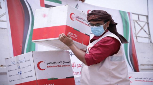 الإمارات تغيث المناطق المنكوبة بالفيضانات في اليمن